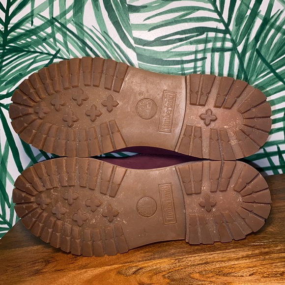 Timberland Jayne Burgundy Suede Primaloft Boots Women’s 8.5 - Picture 8 of 13